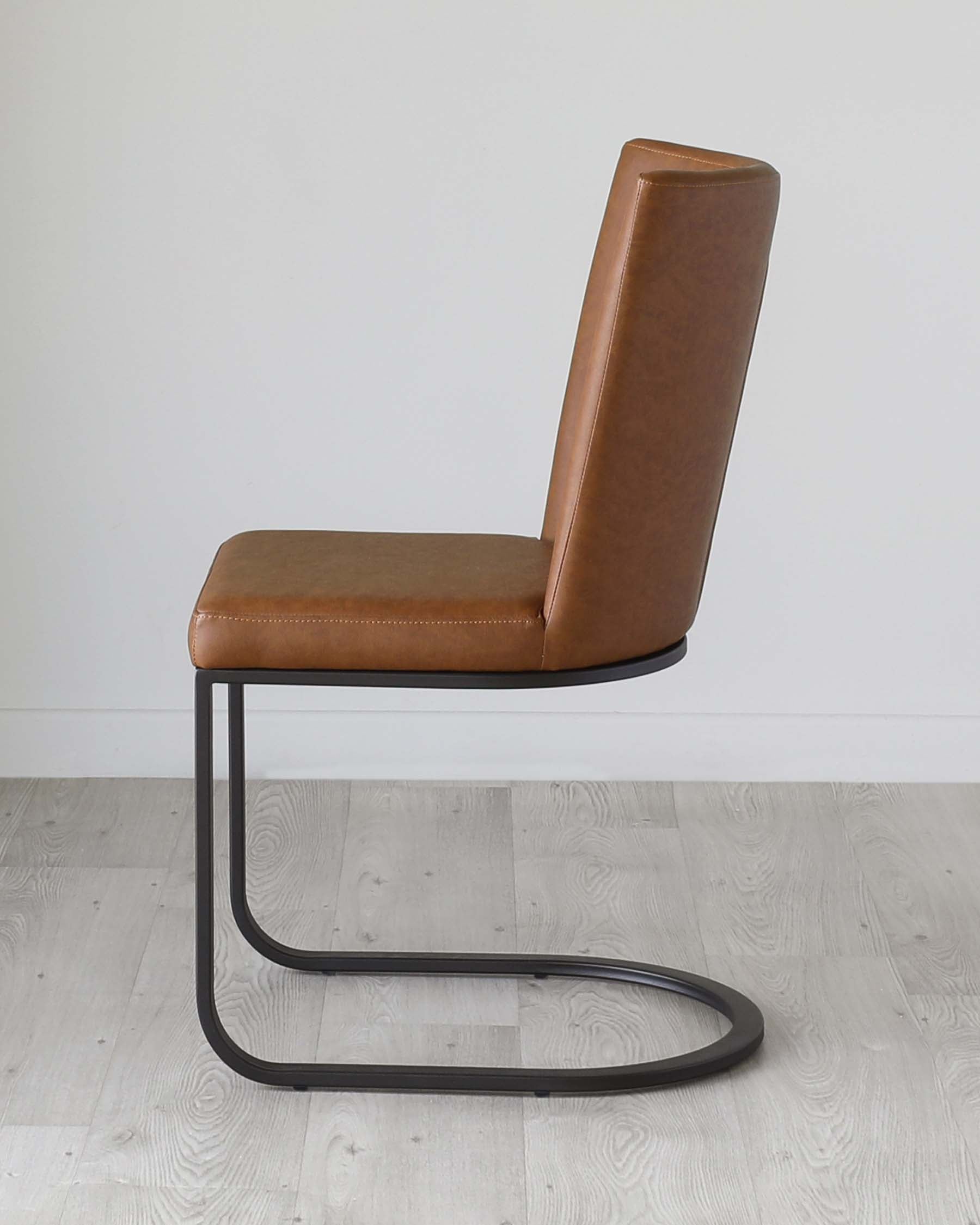Form Tan Faux Leather Dining Chair