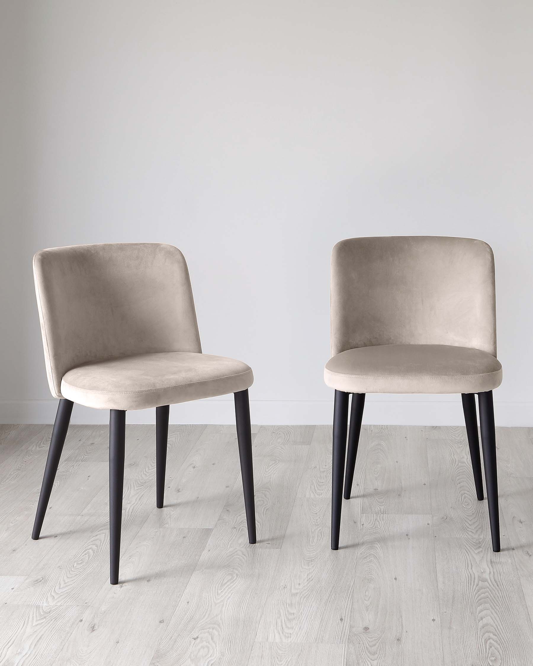 Trinny Champagne Velvet Dining Chair
