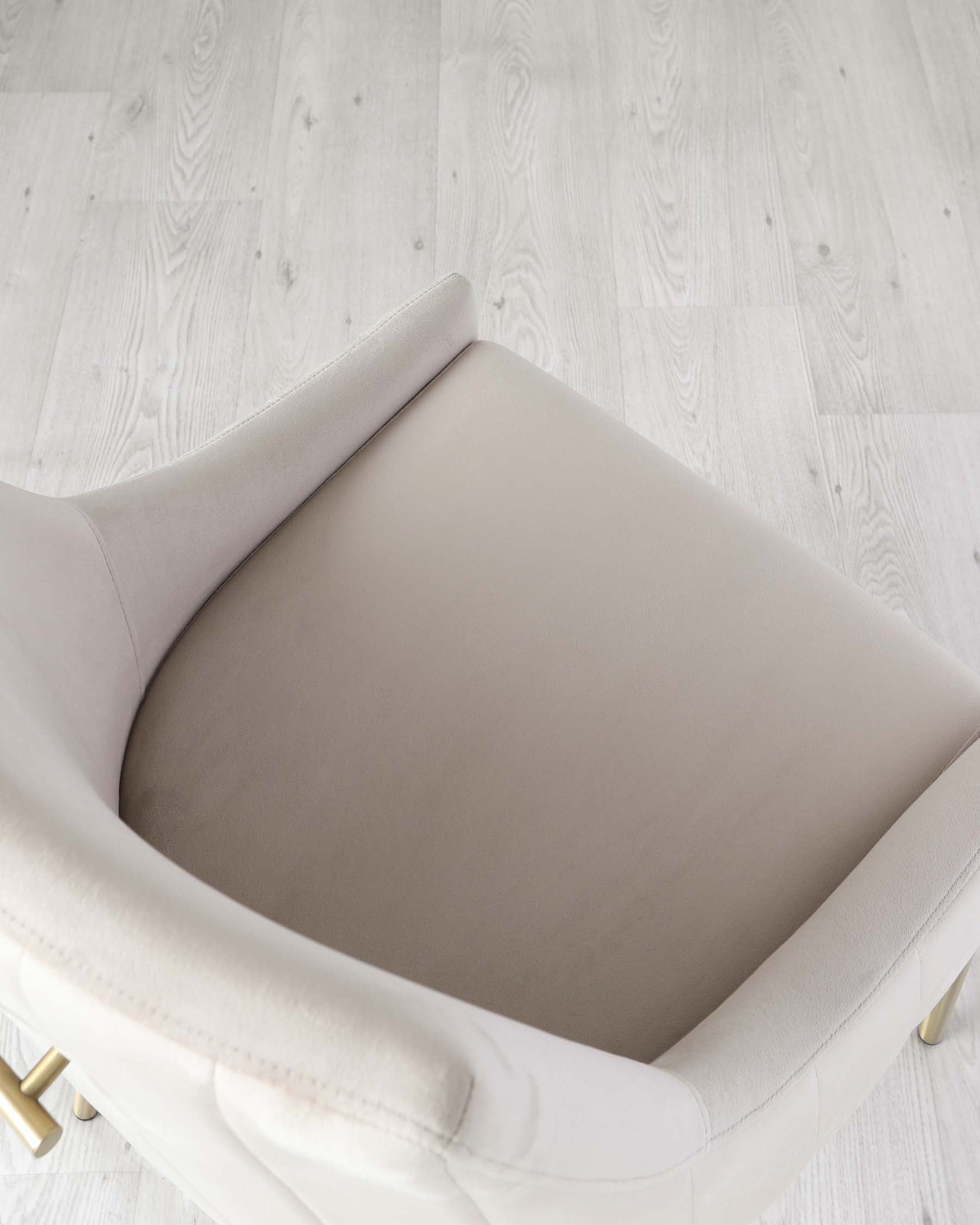 Juliana Champagne Velvet With Brushed Brass Dining Chair