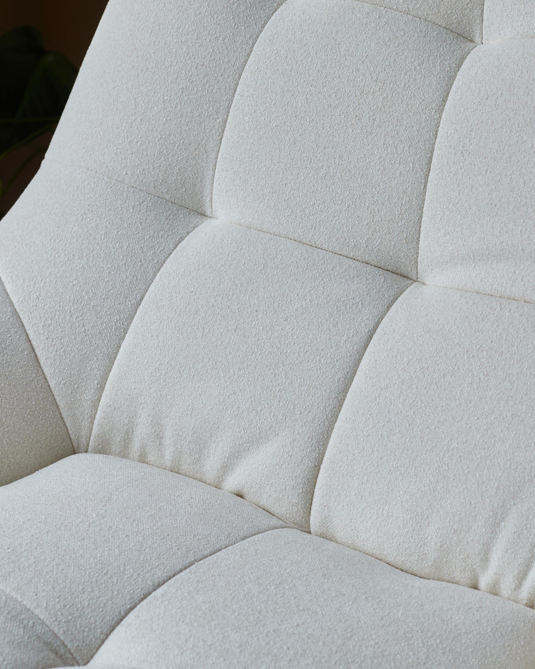 Canio Ivory Boucle Accent Chair