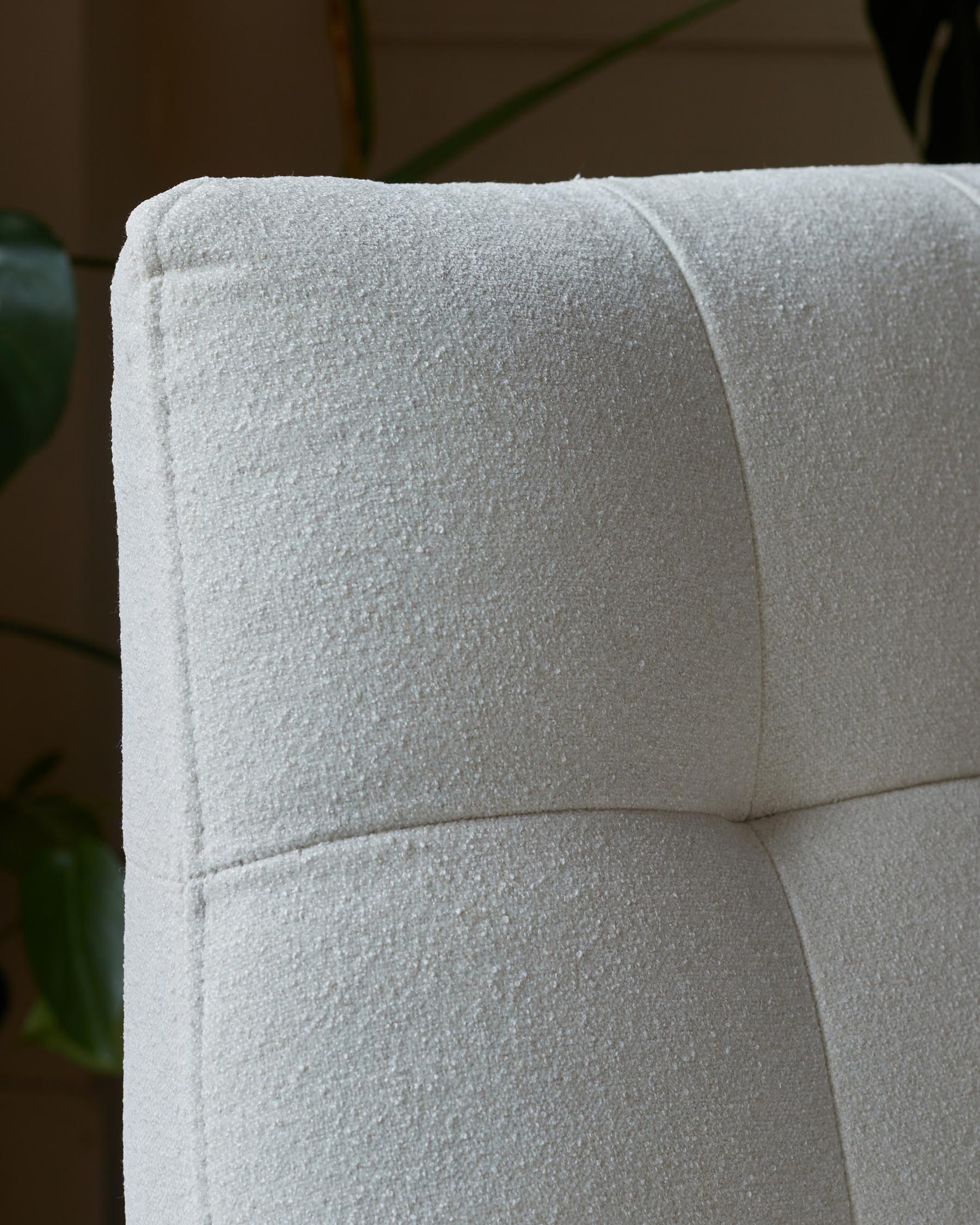 Canio Ivory Boucle Accent Chair