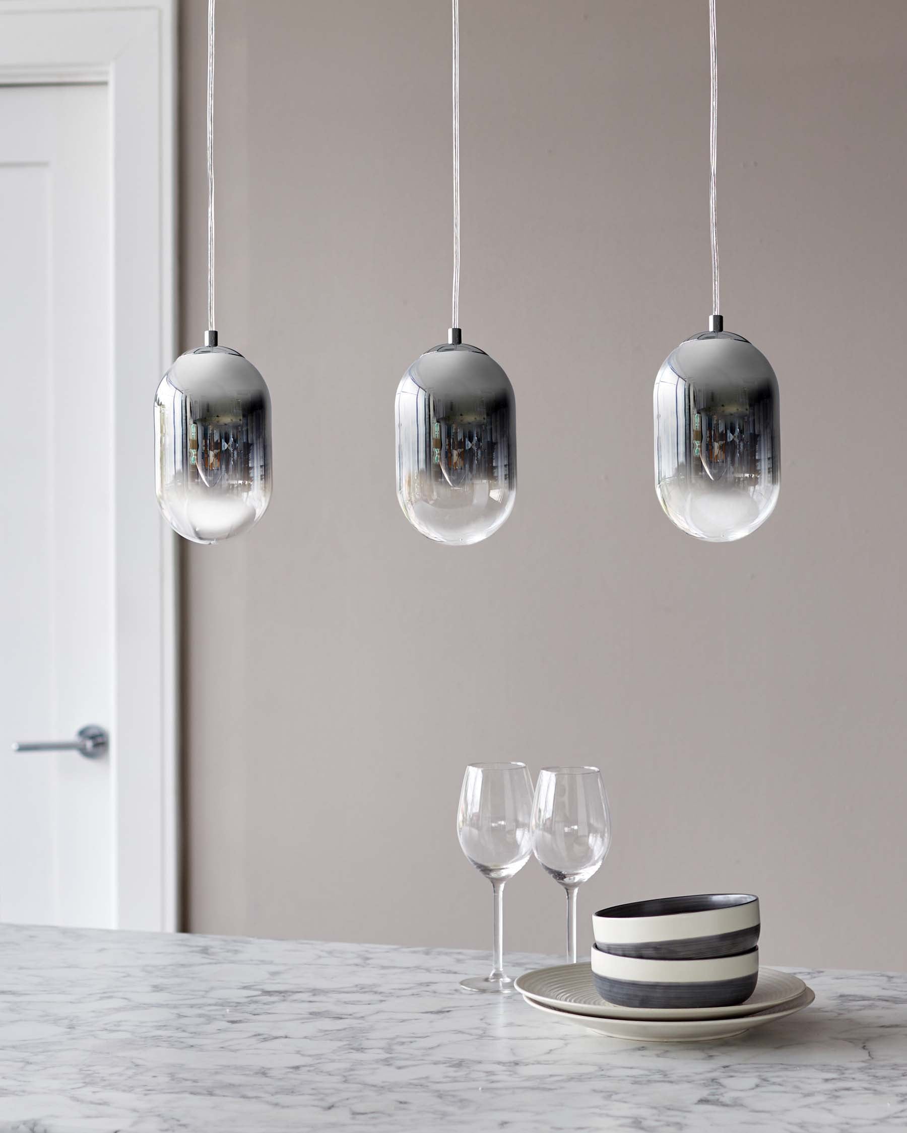 Monroe Chrome Bar Pendant