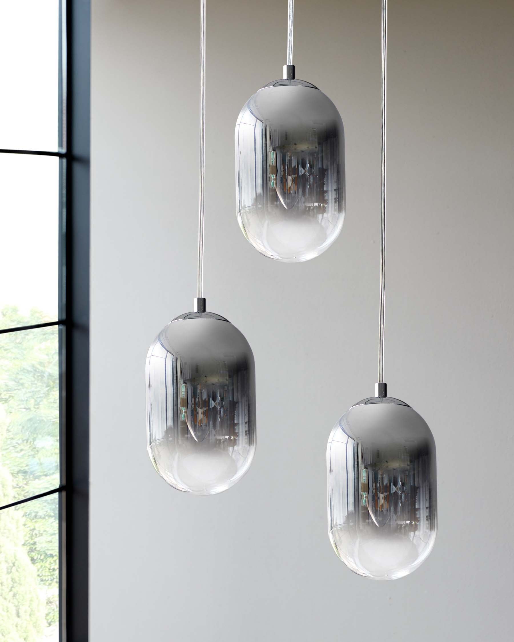 Monroe Chrome Cluster Pendant