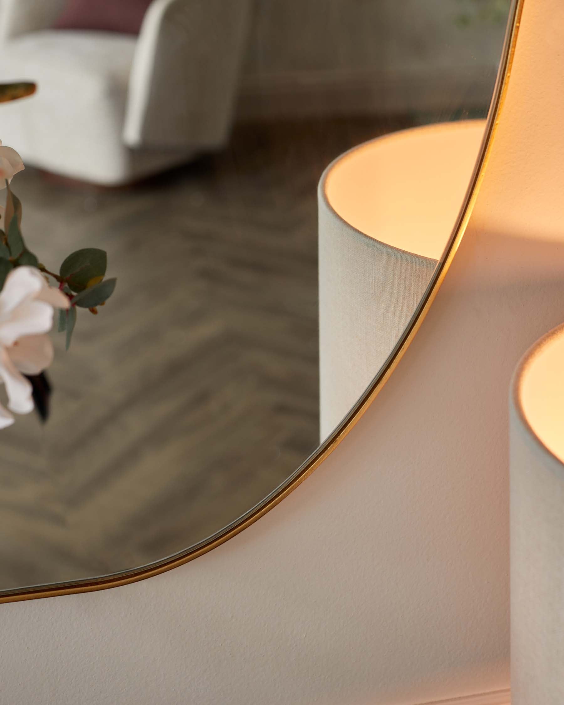 Odense Large Wall Mirror Gold
