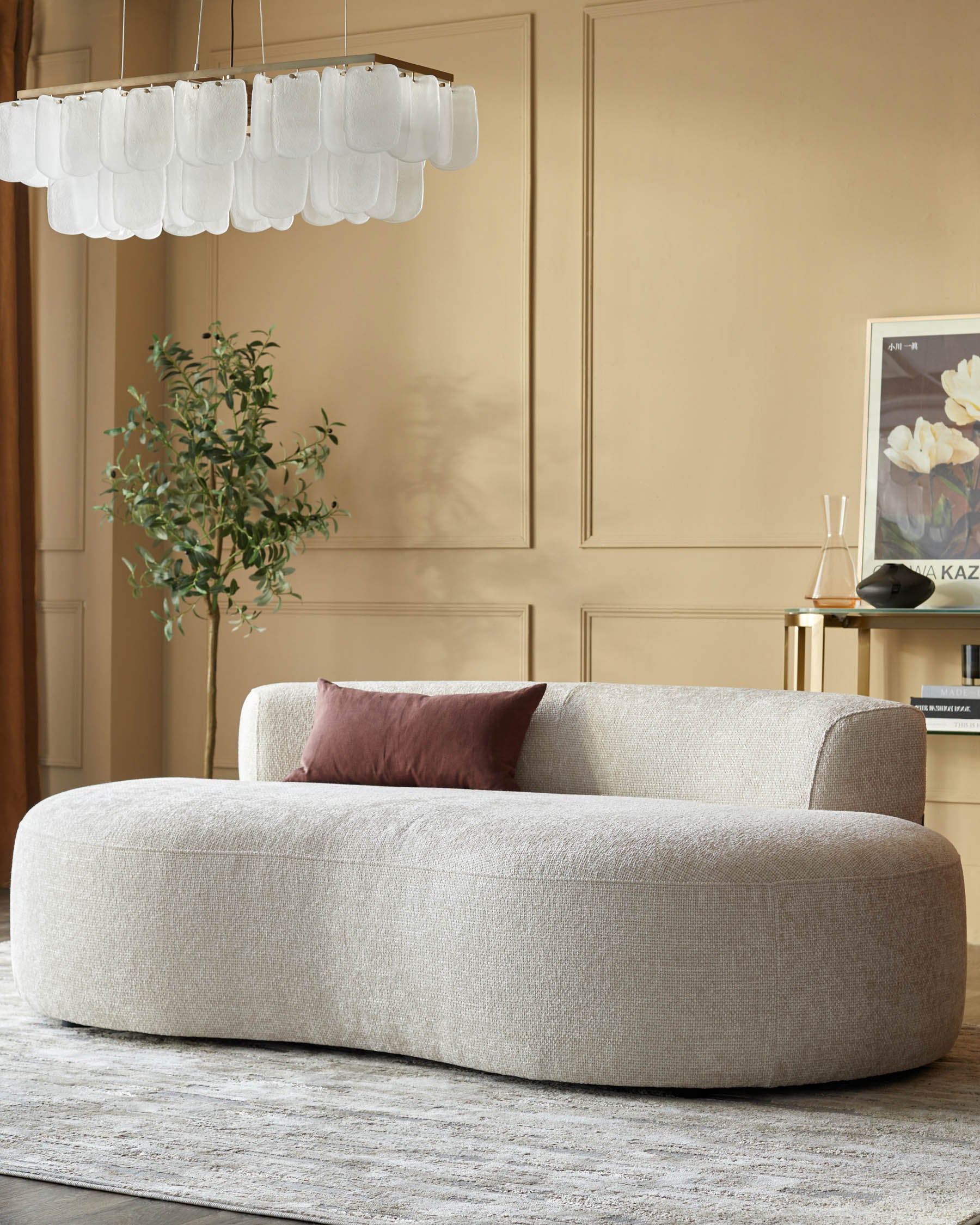 Gianna Natural Weave 2 Seater Sofa
