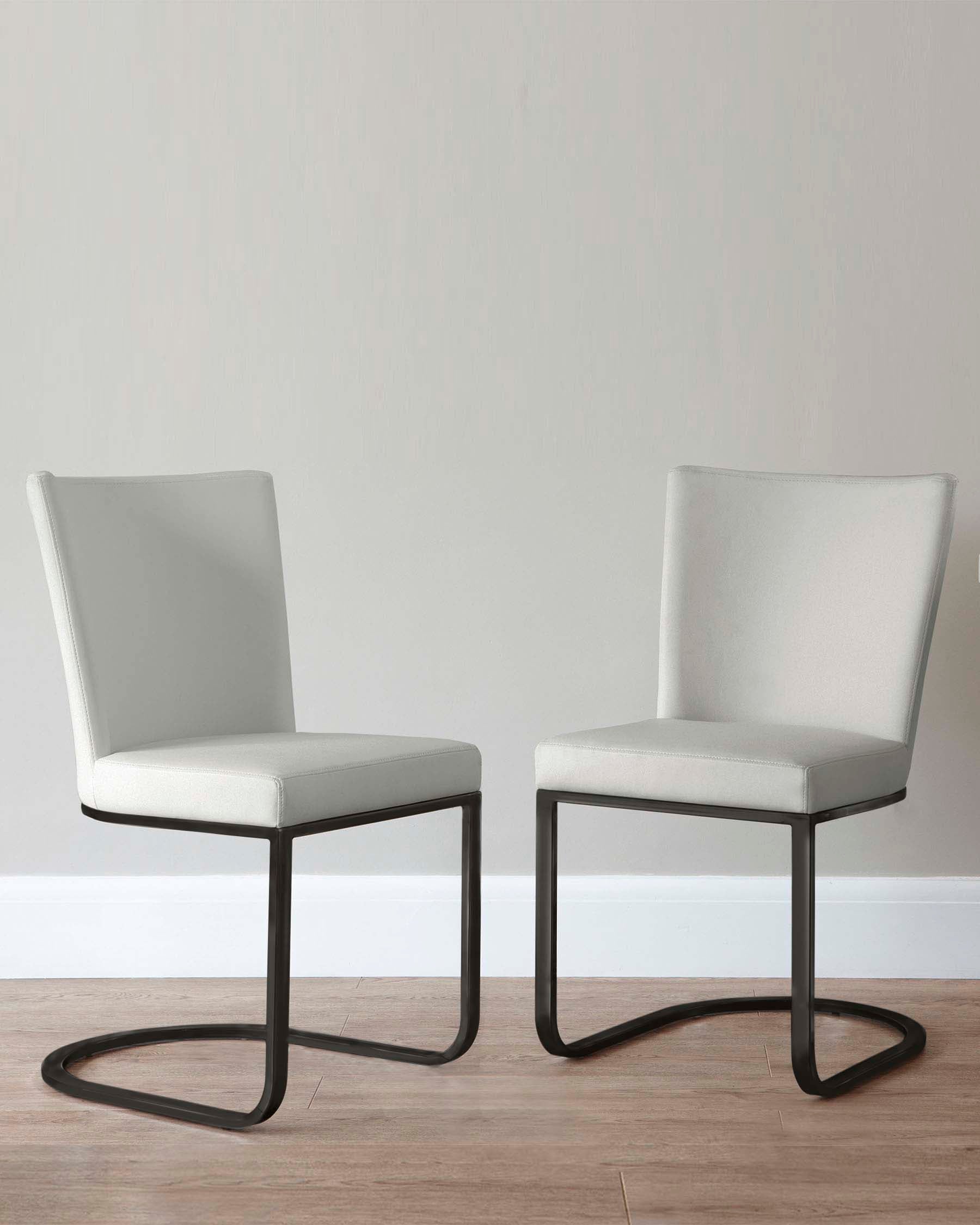 Form Light Grey Faux Leather Dining Chair