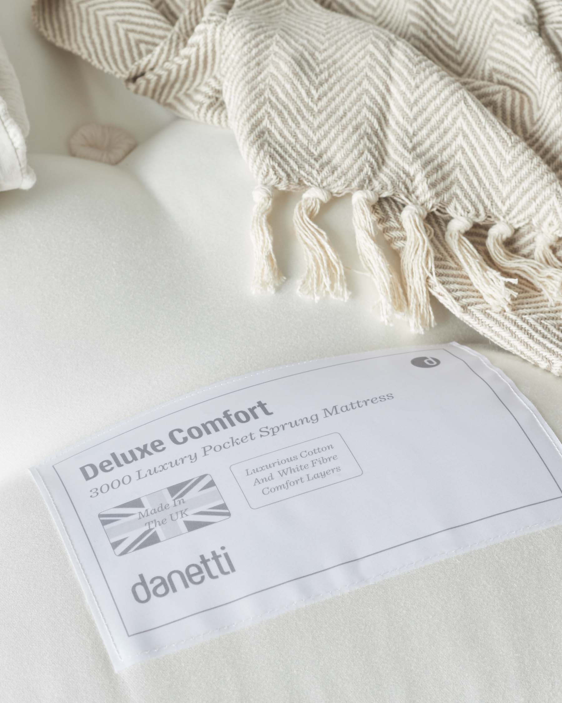 Deluxe Comfort 1,000 Pocket Spring Medium Super King Mattress