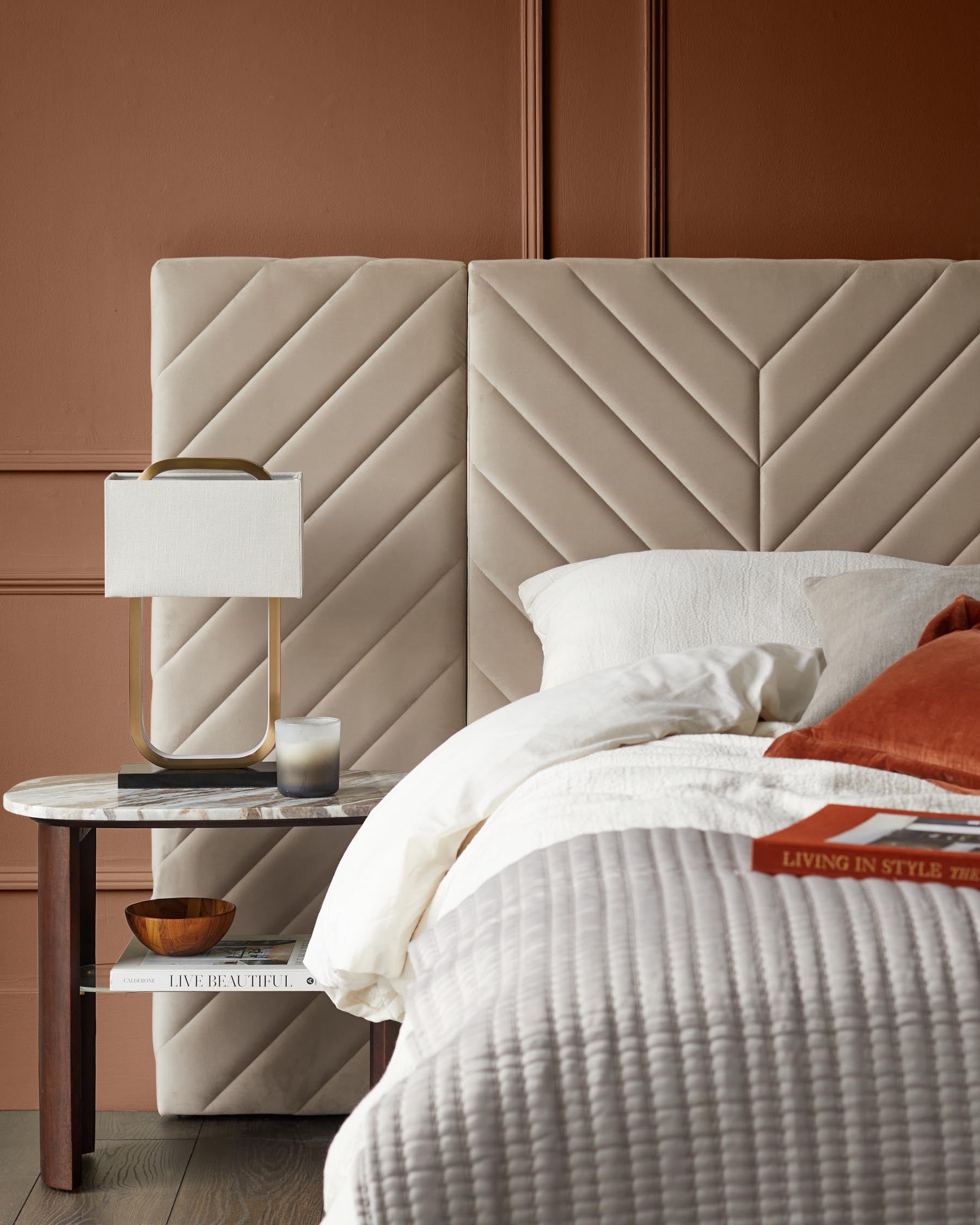 Octavia Luxe Champagne Velvet Super King Size Ottoman Storage Bed
