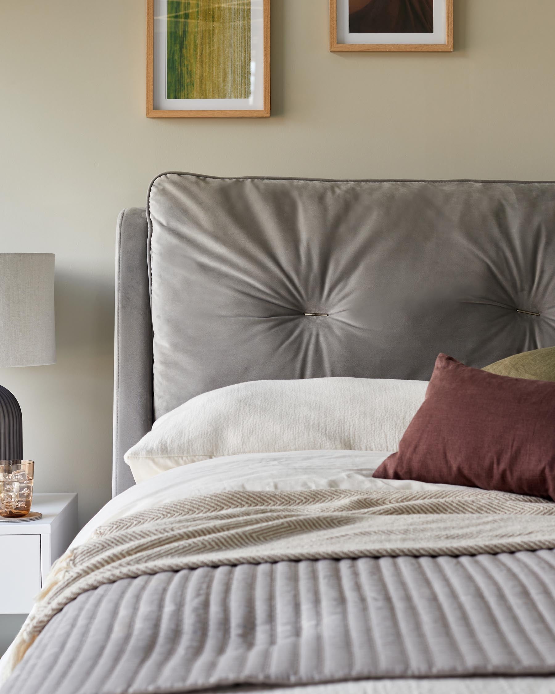 Siesta Grey Velvet Super King Size Ottoman Storage Bed