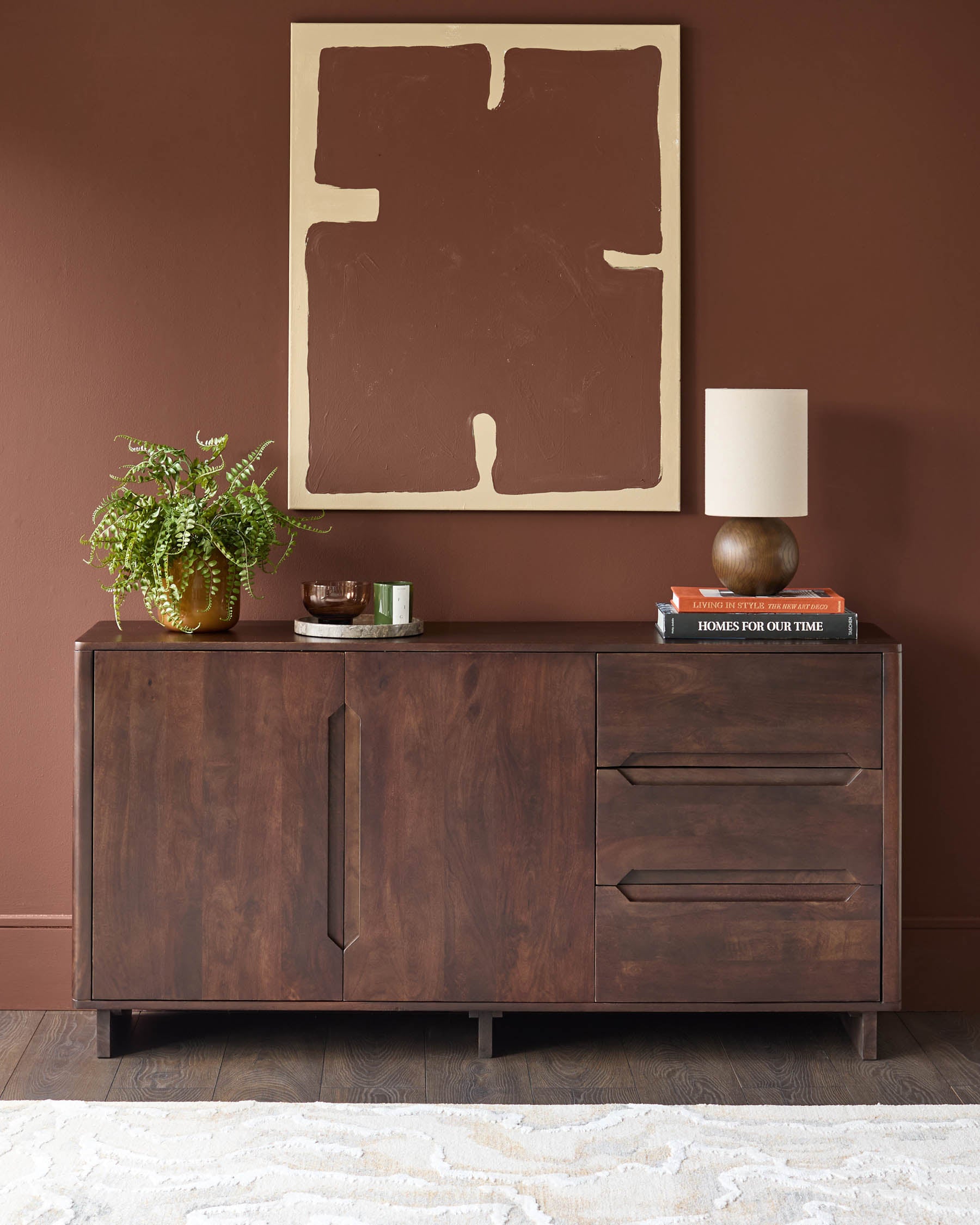 Bryce dark mango wood sideboard