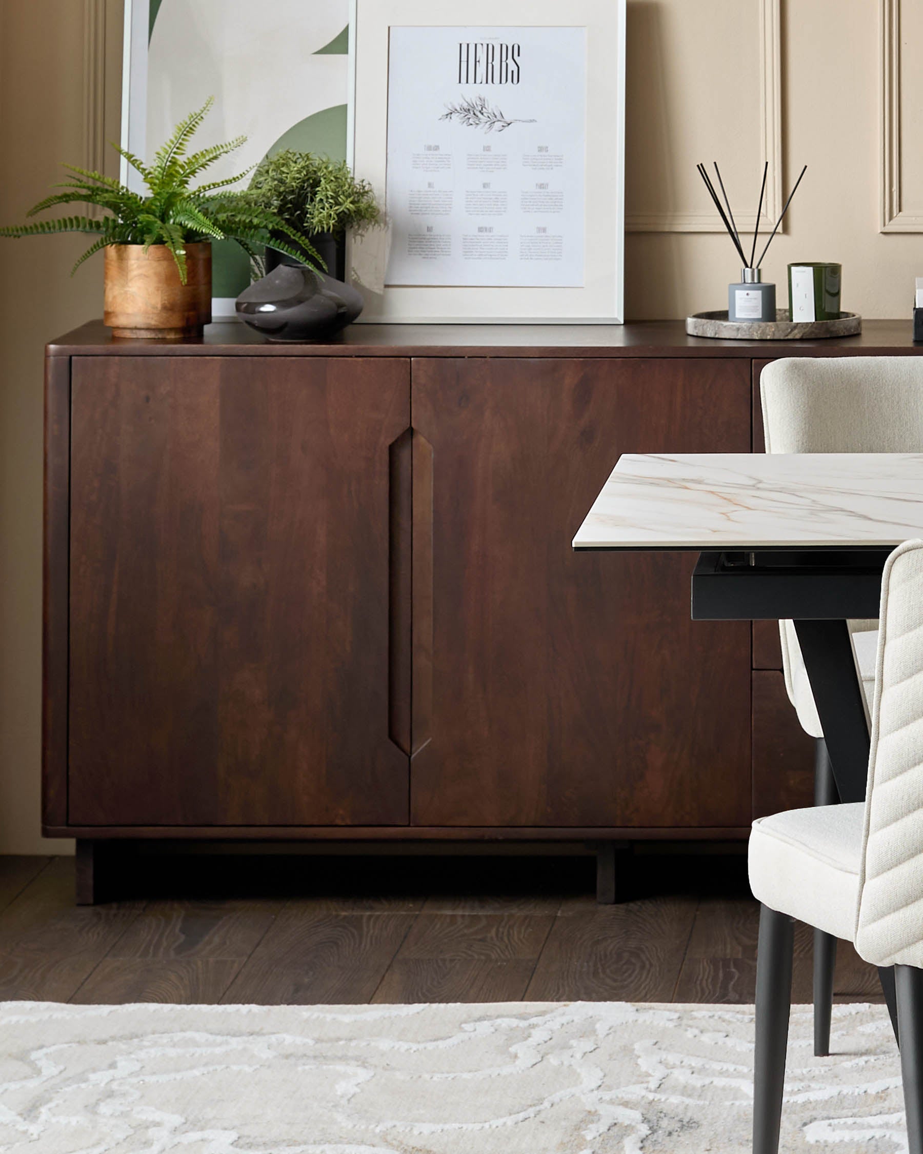 Bryce dark mango wood sideboard