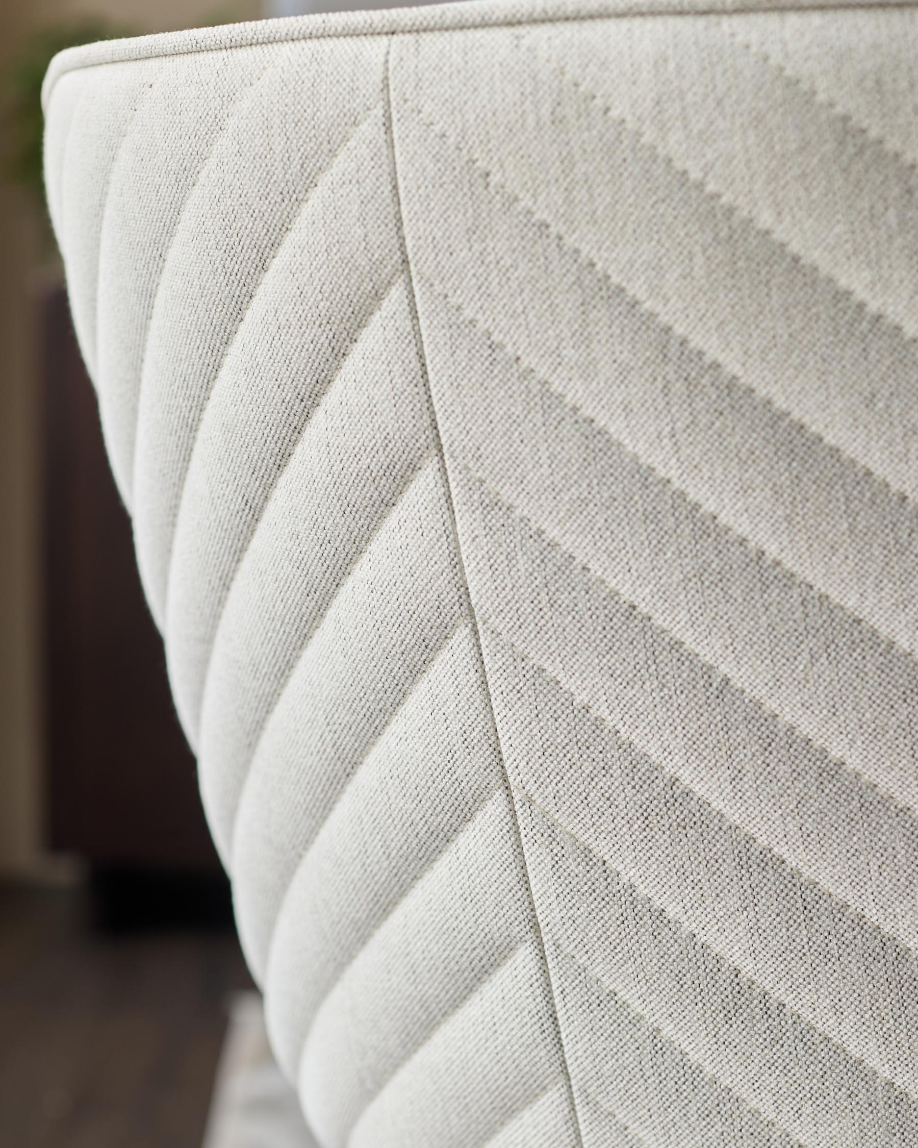 Serena ivory dual tone fabric dining chair