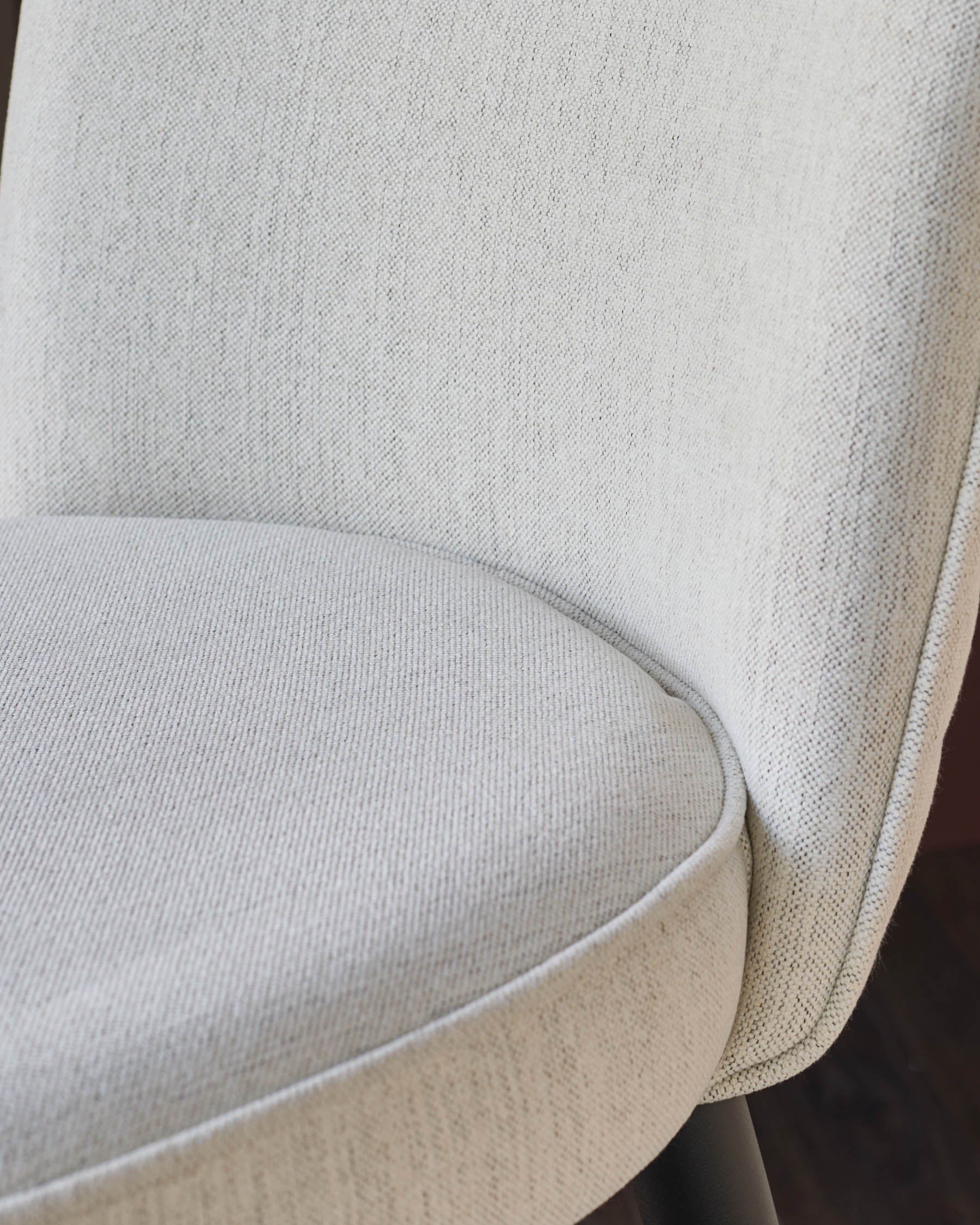 Serena ivory dual tone fabric bar stool