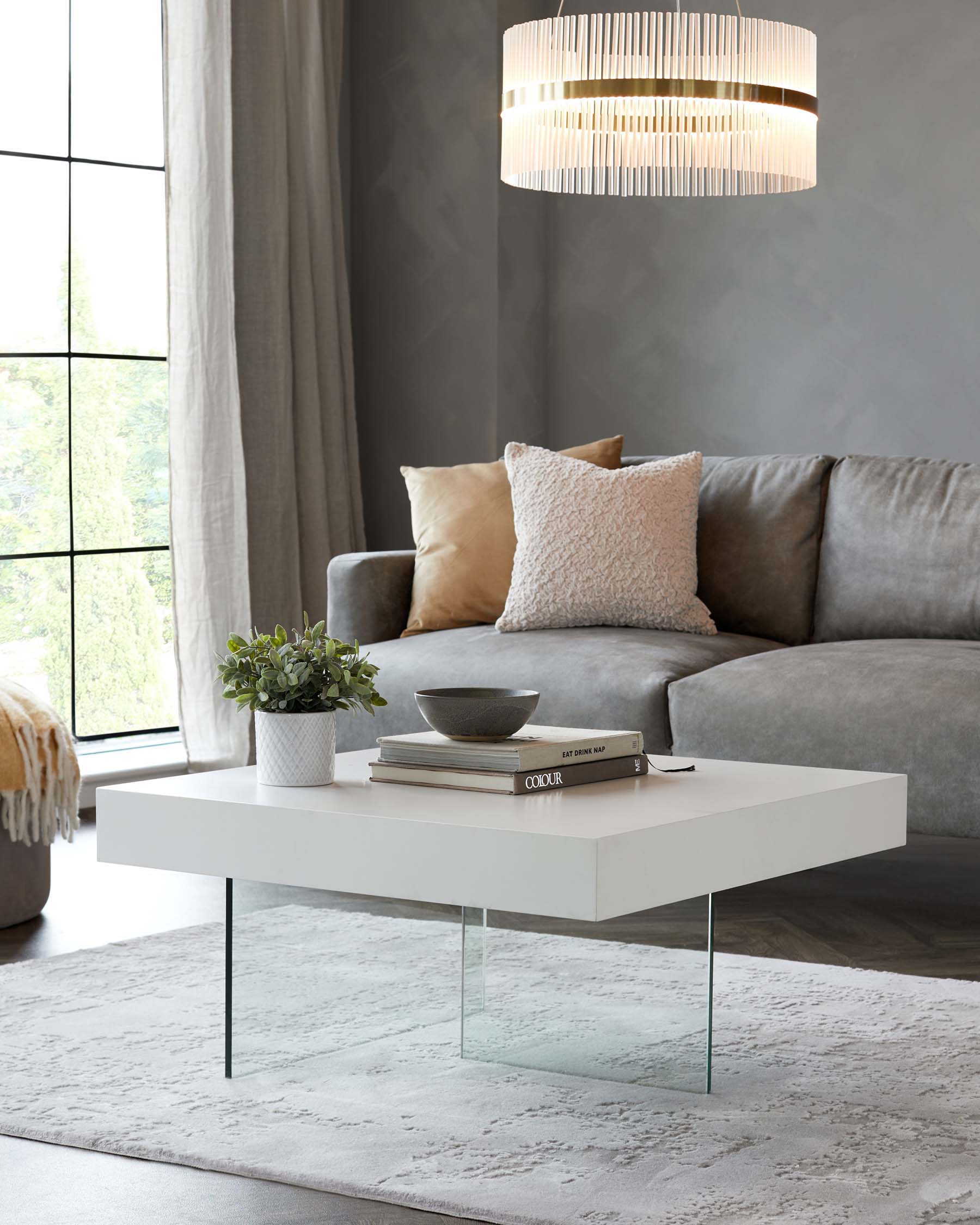 Aria White Oak Small Coffee Table