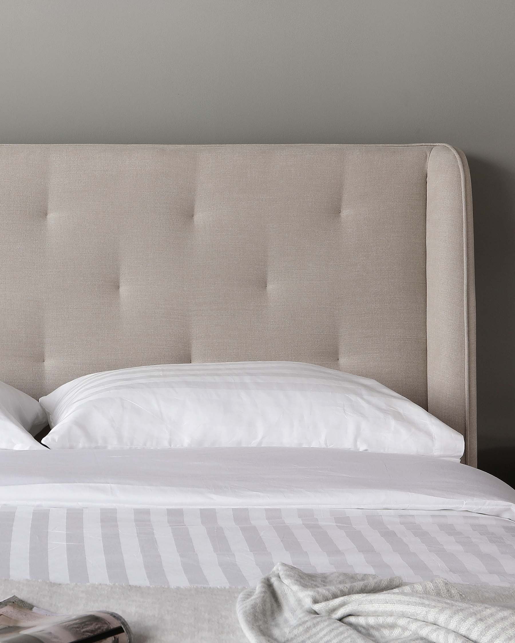 Lenora Cream Fabric King Size Ottoman Storage Bed