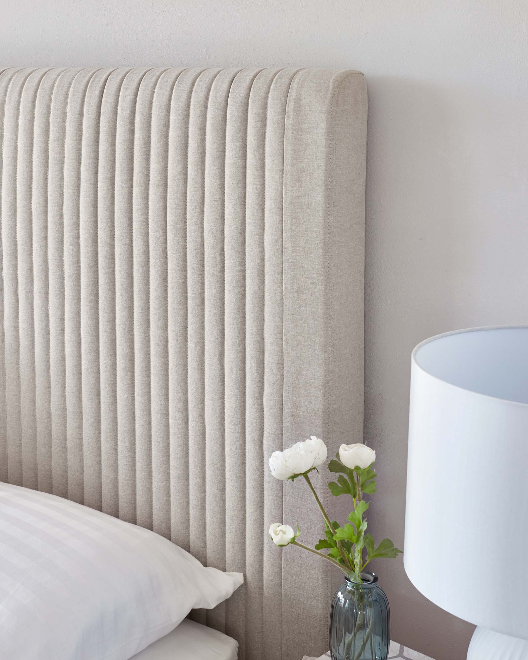 Avery Cream Fabric Double Ottoman Storage Bed